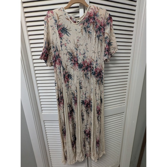 Starina Dresses & Skirts - Vintage Starina Dress Womens Medium Floral Lace Whimsigoth Fairy Boho 90s